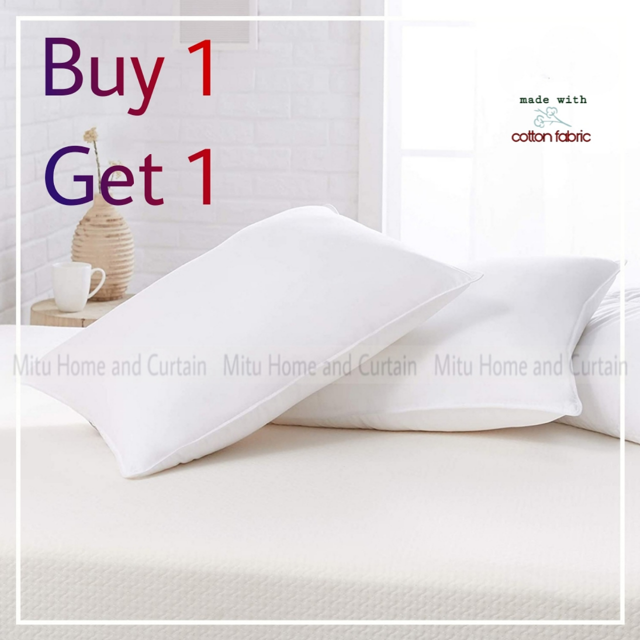 Buy Exclusive Korean fiber Head pillow standard 18*26 size Cotton Fabric Head Pillow ( Buy 1 get 1 ) 900 gram Mathar balish Online in Bangladesh at Best Prices on Othoba.com. 