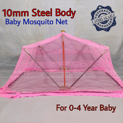 Buy Baby Mosquito net Mosquito net for baby Baby moshari Baby mosquito net foldable 3 folding syestam (China) Cream , Pink , Red , Lemon , Blue Online in Bangladesh at Best Prices on Othoba.com