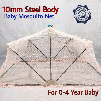 Buy Baby Mosquito net Mosquito net for baby Baby moshari Baby mosquito net foldable 3 folding syestam (China) Cream , Pink , Red , Lemon , Blue Online in Bangladesh at Best Prices on Othoba.com