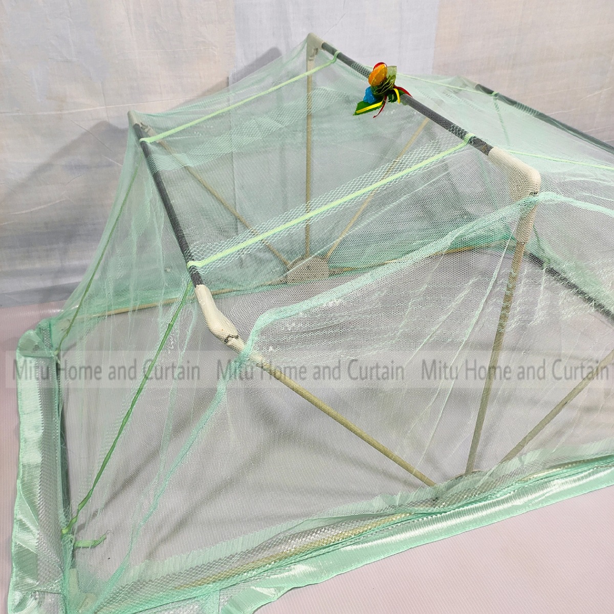 Buy Baby Mosquito net Mosquito net for baby Baby moshari Baby mosquito net foldable 3 folding syestam (China) Cream , Pink , Red , Lemon , Blue Online in Bangladesh at Best Prices on Othoba.com