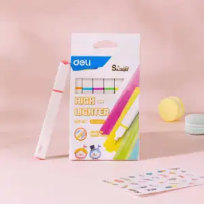Picture of Deli u13-6c Highlighter Pen 6 colour set