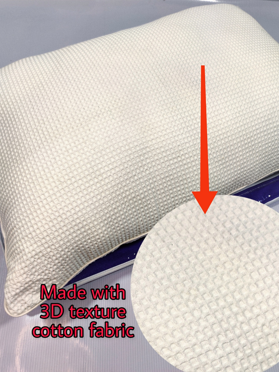 Buy Comfort micro fiber head pillow Pillow Head pillow Balish Mathar balish imported cotton 3D texture fabric pillow 18*26 standard size 1pcs Online in Bangladesh at Best Prices on Othoba.com. 