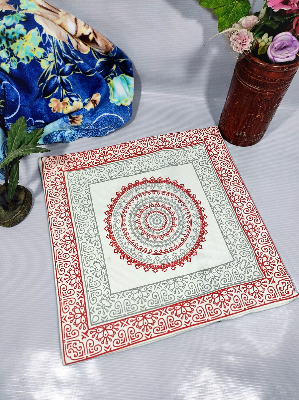 Buy Cushion Cover Full washable with Color Guarantee 100% cotton fabric and zipper facility Standard 16"X 16" size 1pcs Blue, Cream, White, Red, Brown Online in Bangladesh at Best Prices on Othoba.com