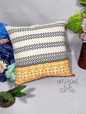 Buy Cushion Cover Full washable with Color Guarantee 100% cotton fabric and zipper facility Standard 16"X 16" size 1pcs Blue, Cream, White, Red, Brown Online in Bangladesh at Best Prices on Othoba.com