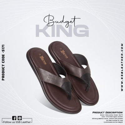 Buy Men’s Chocolate Leather Sandal SB-S171 at Best Price In Bangladesh