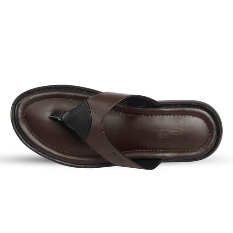 Buy Men’s Chocolate Leather Sandal SB-S171 at Best Price In Bangladesh