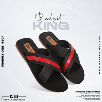 Buy Men’s Leather Sandal SB-S607 at Best Price In Bangladesh