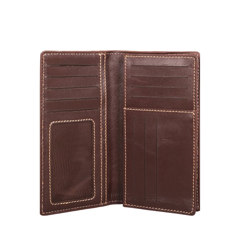 Buy Genuine Leather Semi Long Wallet SB-W199 at Best Price In Bangladesh