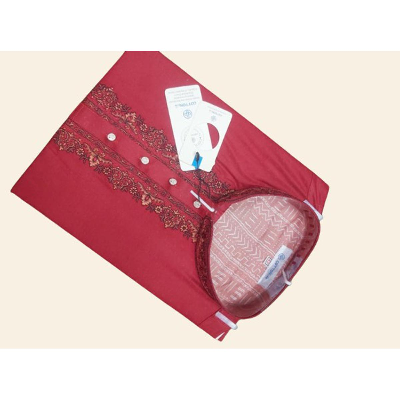 Buy premium-mens-red-colour-gorgeous-design-soft-cotton-panjabi at Best Price In Bangladesh