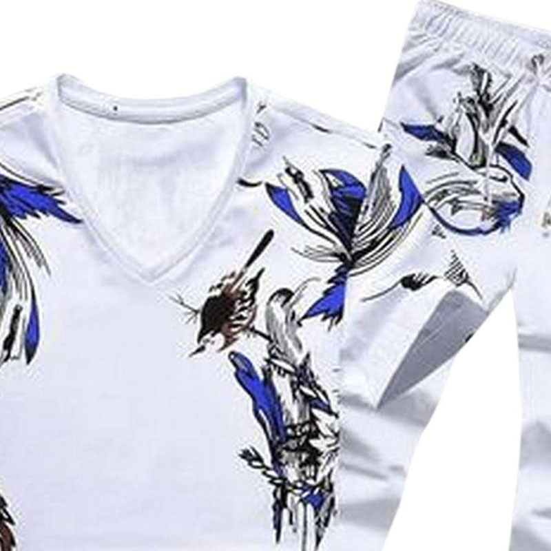 Buy enjoy-exclusive-summer-fashion-with-t-shirt-and-full-pant-for-men-a-casual-round-neck-ensemble-for-seasonal-comfort at Best Price In Bangladesh