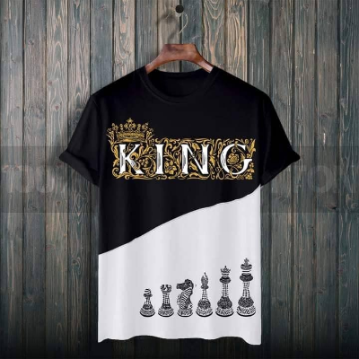 Buy new-stylist-printed-cotton-half-sleeve-t-shirt-for-men-t-shirt at Best Price In Bangladesh