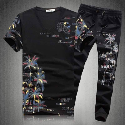 Buy exclusive-summer-jersey-febric-t-shirt-full-pants-for-men-comfort-style-with-half-sleeve-round-collar-t-shirt at Best Price In Bangladesh