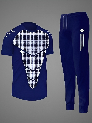 Buy exclusive-summer-jersey-febric-t-shirt-full-pants-for-men-comfort-style-with-half-sleeve-round-collar-t-shirt at Best Price In Bangladesh