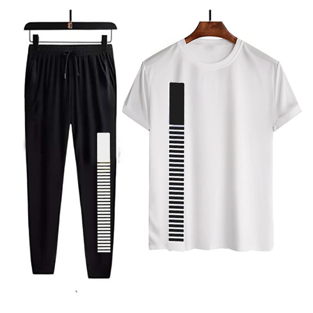 Buy exclusive-summer-vibes-summer-collection-t-shirt-and-full-pant-for-men-round-neck-short-sleeve-embrace-the-season-in-style at Best Price In Bangladesh