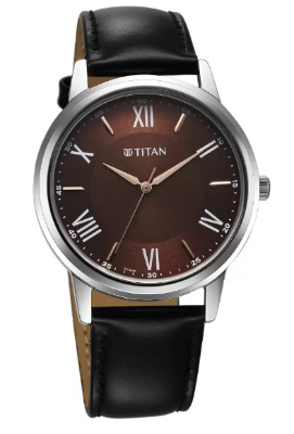 Buy Titan Karishma Black Leather Watch For Men 1899SL02 Online at Best Price In Bangladesh