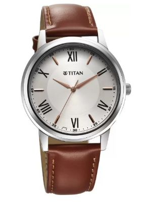 Buy Titan Karishma Brown Leather Watch For Men 1899SL01 Online at Best Price In Bangladesh