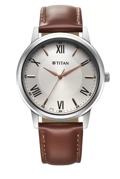 Buy Titan Karishma Brown Leather Watch For Men 1899SL01 Online at Best Price In Bangladesh
