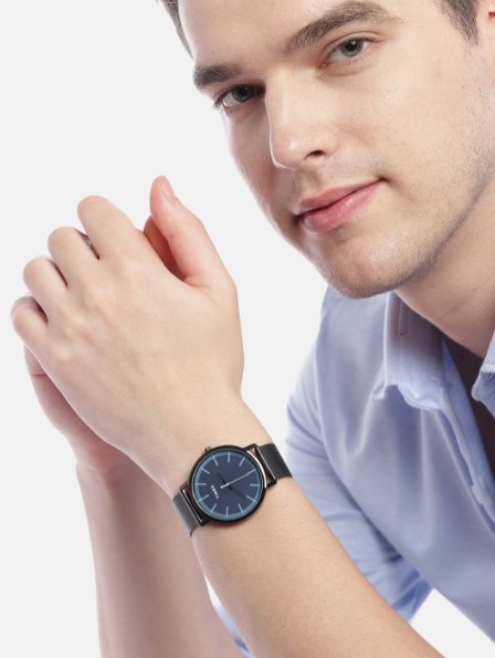 Buy TIMEX Blue Dial Black Bracelet Straps Watch for Men TWTG80SMU13 at Best Price In Bangladesh