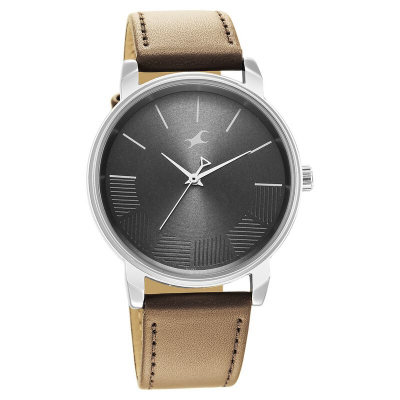 Buy Fastrack 3291SL01 Stunners Quartz Analog Grey Dial Leather Strap Watch at Best Price In Bangladesh