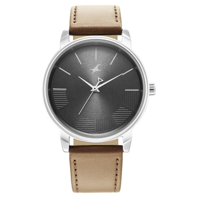 Buy Fastrack 3291SL01 Stunners Quartz Analog Grey Dial Leather Strap Watch at Best Price In Bangladesh