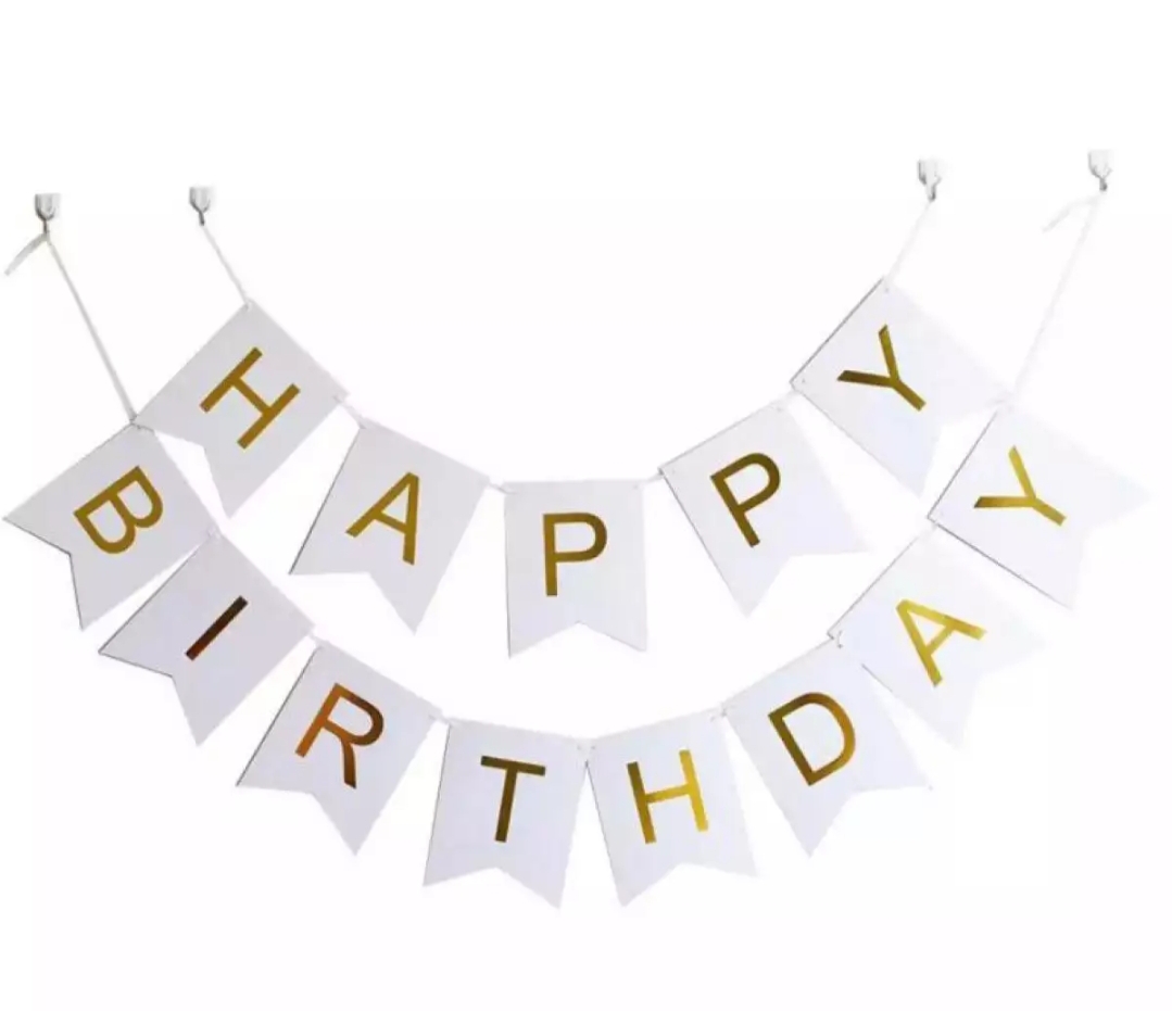 Picture of Happy birthday card banner