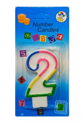 Picture of Number candle/birthday number candle