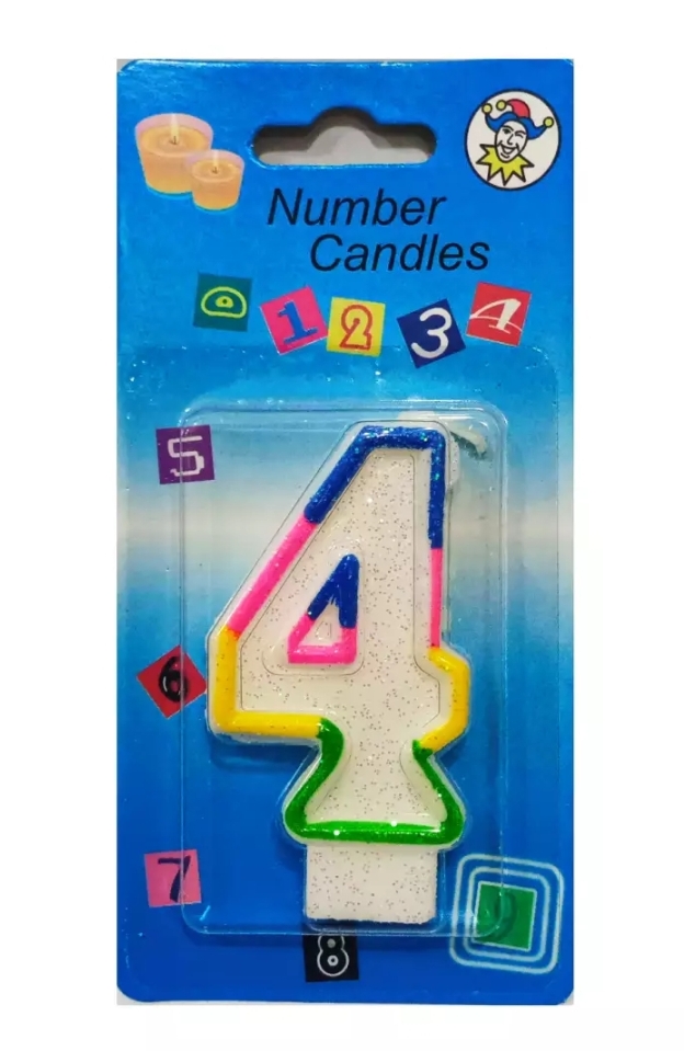Picture of Number candle/birthday number candle