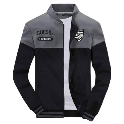 Picture of Mens Winter Jacket- Gray and Black