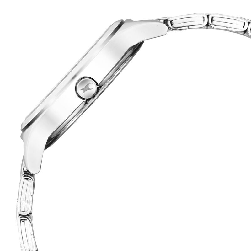 Buy Fastrack NS6152SM04 Stunners Quartz Analog Pink Dial Metal Strap Watch at Best Price In Bangladesh