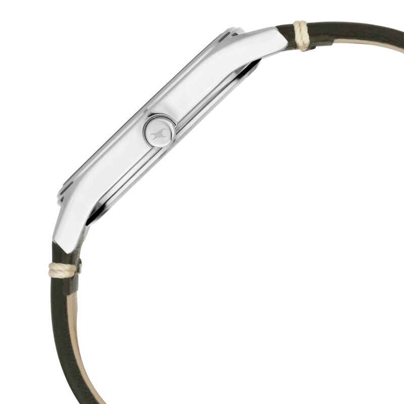 Buy Fastrack Tripster Green Dial Leather Strap Watch for Guys 3237SL02  at Best Price In Bangladesh