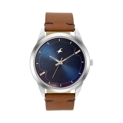 Buy Fastrack 3308SL01 Stunners Quartz Analog Blue dial Leather Strap Watch at Best Price In Bangladesh