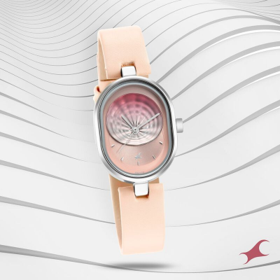 Buy Fastrack Uptown Retreat Pink Dial Leather Strap Watch for Girls 6258SL02 at Best Price In Bangladesh
