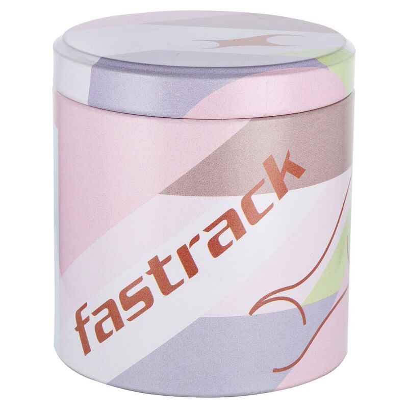 Buy Fastrack Uptown Retreat Pink Dial Leather Strap Watch for Girls 6258SL02 at Best Price In Bangladesh