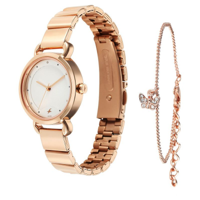 Buy Fastrack 6221WM02F Pulse Quartz Analog Silver Dial Stainless Steel Strap Watch at Best Price In Bangladesh