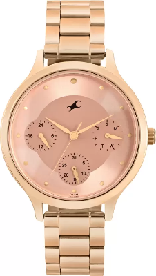 Buy Fastrack Alpha Rose Gold Watch for Women 6285WM03 at Best Price In Bangladesh