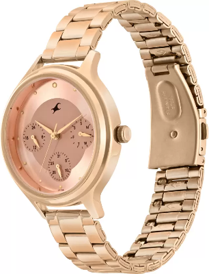 Buy Fastrack Alpha Rose Gold Watch for Women 6285WM03 at Best Price In Bangladesh