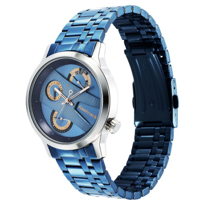 Buy Fastrack 3281KM02 Exuberant Quartz Analog Blue Dial Metal Strap Watch at Best Price In Bangladesh