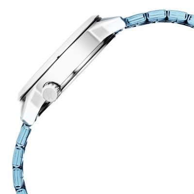 Buy Fastrack 3281KM02 Exuberant Quartz Analog Blue Dial Metal Strap Watch at Best Price In Bangladesh