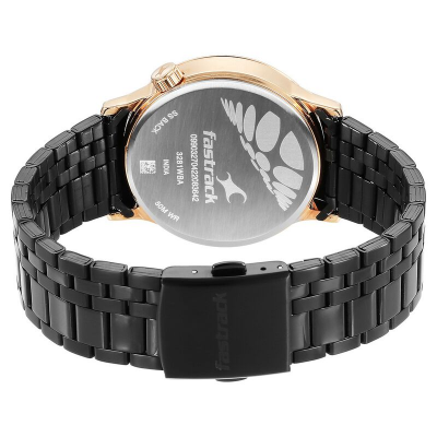 Buy Fastrack Exuberant Black Dial Metal Strap Watch 3281KM01 at Best Price In Bangladesh