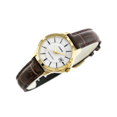 Buy Casio Enticer Date Golden Ladies Belt Watch LTP-V004GL-7AUDF at Best Price In Bangladesh