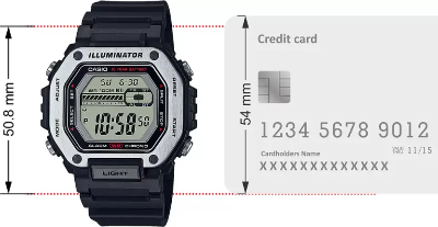 Buy Casio LED Illuminator Black Digital Watch MWD-110H-1AVDF at Best Price In Bangladesh