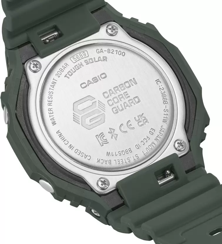 Buy Casio G-Shock GA-B2100-3ADR Blutooth Connect Solar Powered Watch at Best Price In Bangladesh