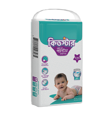 Picture of Kidstar Pant Diaper Small 42Pcs 3-8 KG