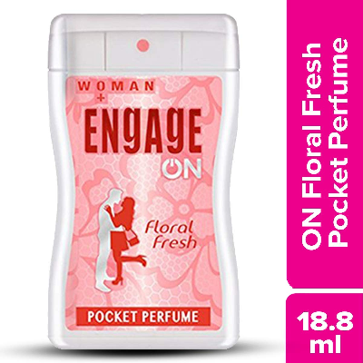 Engage ON Floral Fresh Perfume For Women, Fruity & Floral Fragrance Scent, Skin Friendly, 18ml