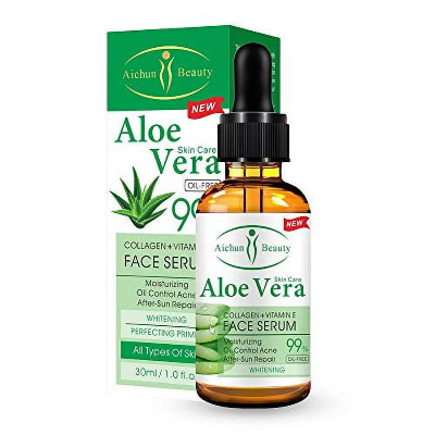 Aichun Beauty Aloe Vera Face Serum 99% Vitamin E Collagen - 30ml