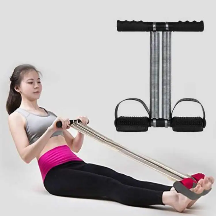 Buy Tummy Trimmer Double Spring for Man and Women Fitness Equipment Gym Fitness Sit-Ups Equipment For Home Exercise Body Slimming & Strengthening Stomach, Waist Arams & Legs Online in Bangladesh