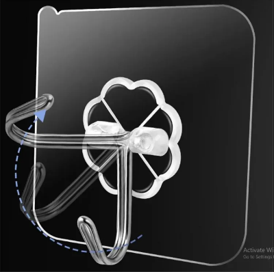 Buy 10 pcs Wall Hook Hanger Plastic Wall Hook for kitchen Magic Wall Hook Clip Transparent Strong Self Adhesive Door Wall Hangers Hooks Suction Heavy Load Rack Cup Sucker for Bathroom  Online in Bangladesh