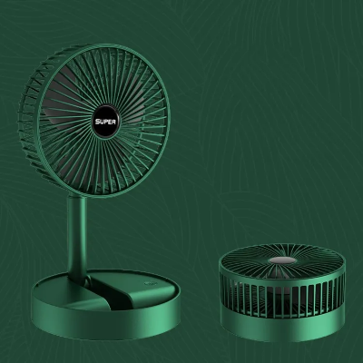 Buy  Portable Folding Fan Retractable Floor Standing Fan,Style: USB Plug In Online in Bangladesh