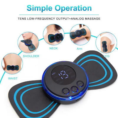 Buy EMS Mini Neck Pulse Massager Electric LCD Display Stretcher EMS Mini massager 1 pad  Online in Bangladesh