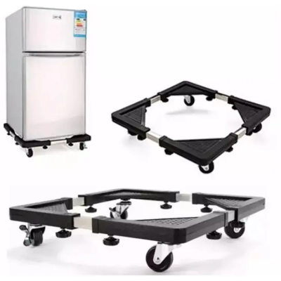 Buy Roller Washing Machine Refrigerator Base Reinforced Retractable Movable Rack with Wheels Kitchen Fridge Base Online at Best Price In Bangladesh